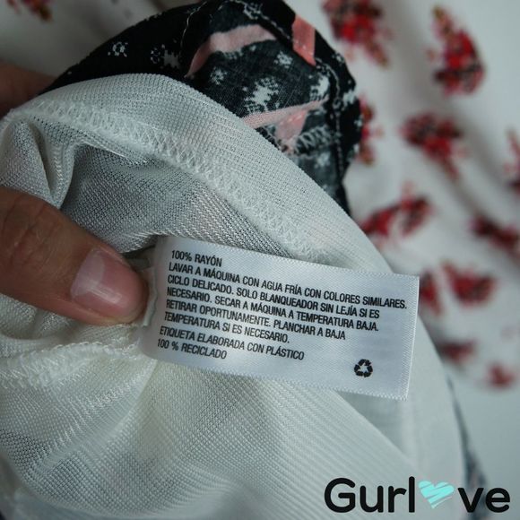 3/$25 Xhilaration Off The Shoulder Button Dress - Picture 6 of 6